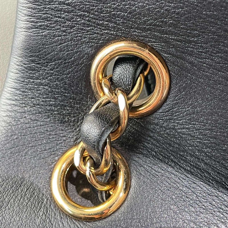 Chanel香奈兒薩爾茨堡黑金雙肩包-14