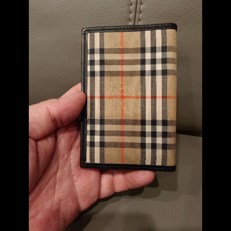 日本帶回BURBERRY 時尚配件筆記本封面 Nova Check-7