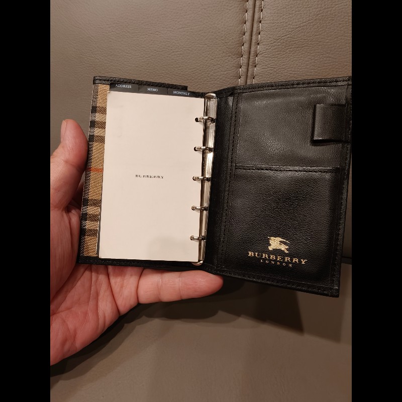 日本帶回BURBERRY 時尚配件筆記本封面 Nova Check-8