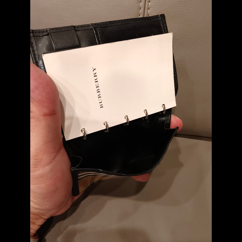 日本帶回BURBERRY 時尚配件筆記本封面 Nova Check-9