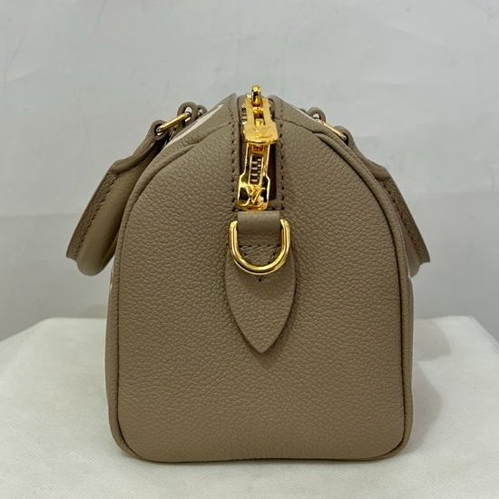 Louis Vuitton斑鳩灰牛皮壓紋Speedy20-1