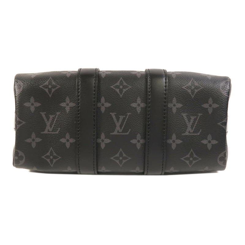 LOUIS VUITTON Monogram Eclipse Keepall Bandouliere 25手挽肩背兩用袋-3