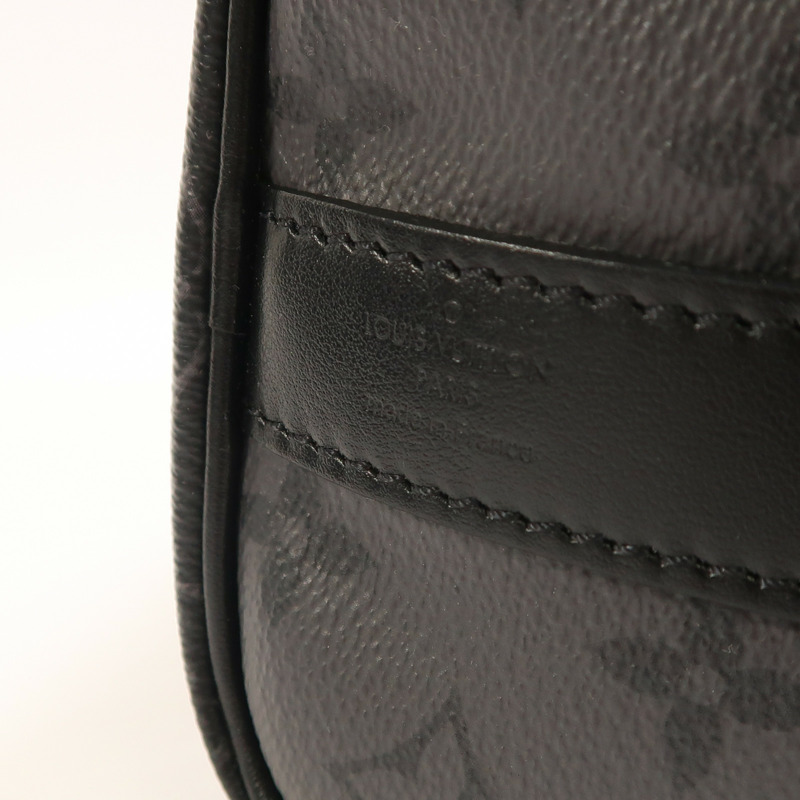 LOUIS VUITTON Monogram Eclipse Keepall Bandouliere 25手挽肩背兩用袋-5