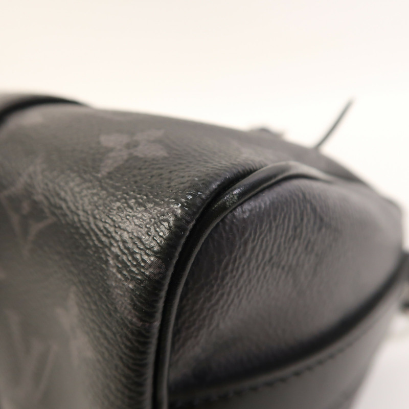 LOUIS VUITTON Monogram Eclipse Keepall Bandouliere 25手挽肩背兩用袋-8