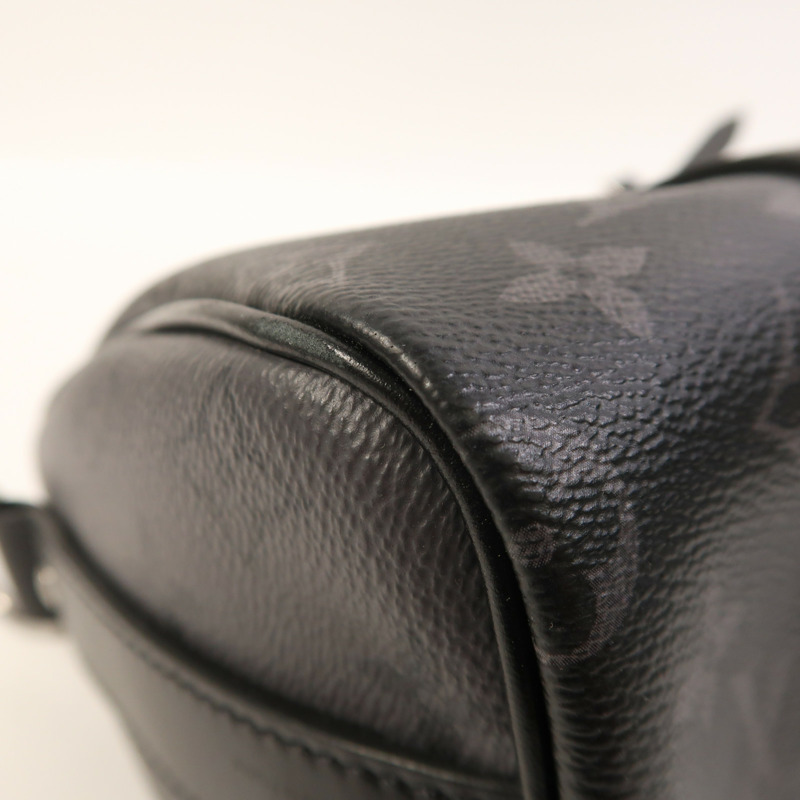 LOUIS VUITTON Monogram Eclipse Keepall Bandouliere 25手挽肩背兩用袋-9