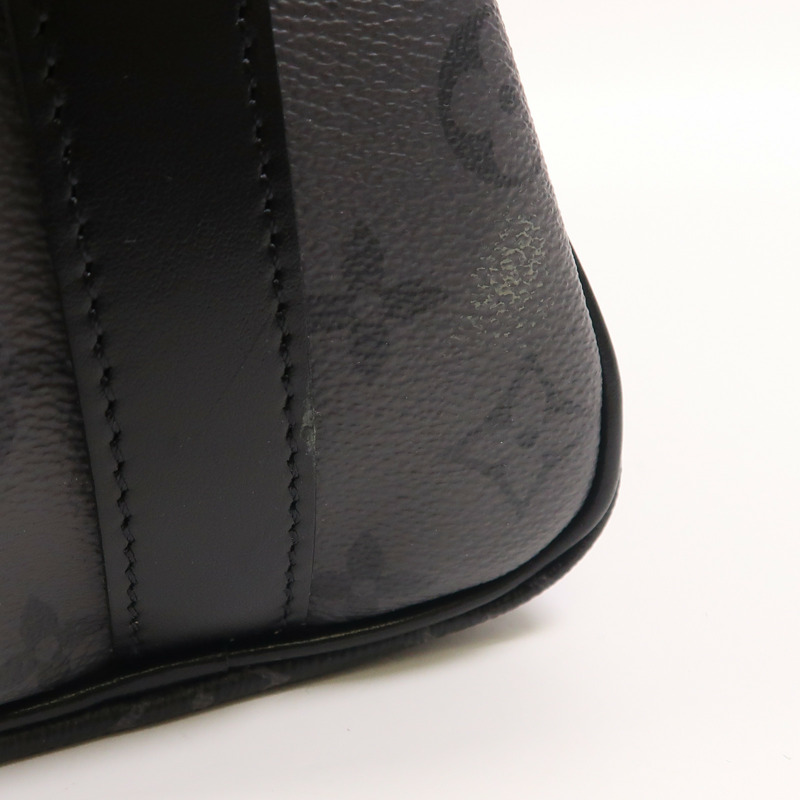 LOUIS VUITTON Monogram Eclipse Keepall Bandouliere 25手挽肩背兩用袋-15