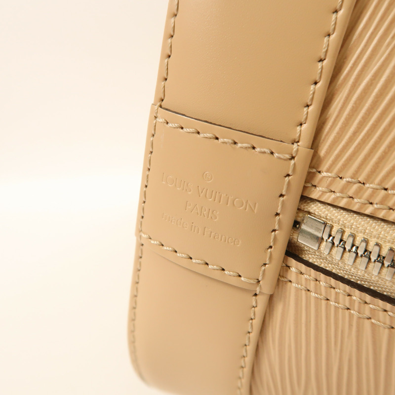 LOUIS VUITTON Epi Alma MM銀扣手挽袋-5