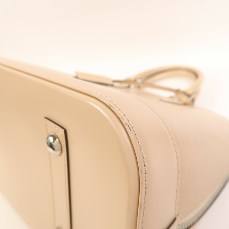 LOUIS VUITTON Epi Alma MM銀扣手挽袋-9