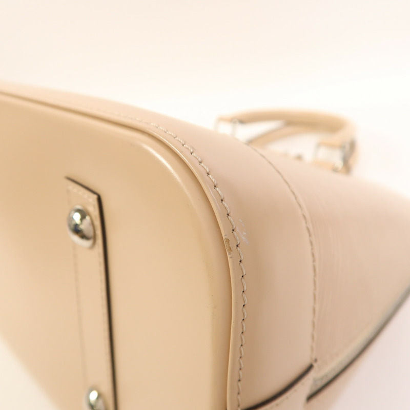 LOUIS VUITTON Epi Alma MM銀扣手挽袋-11