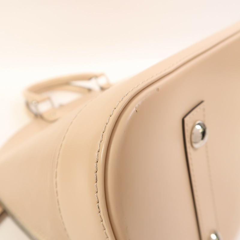 LOUIS VUITTON Epi Alma MM銀扣手挽袋-12
