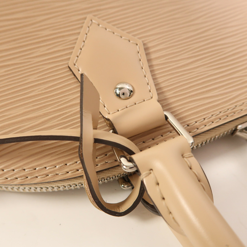LOUIS VUITTON Epi Alma MM銀扣手挽袋-19