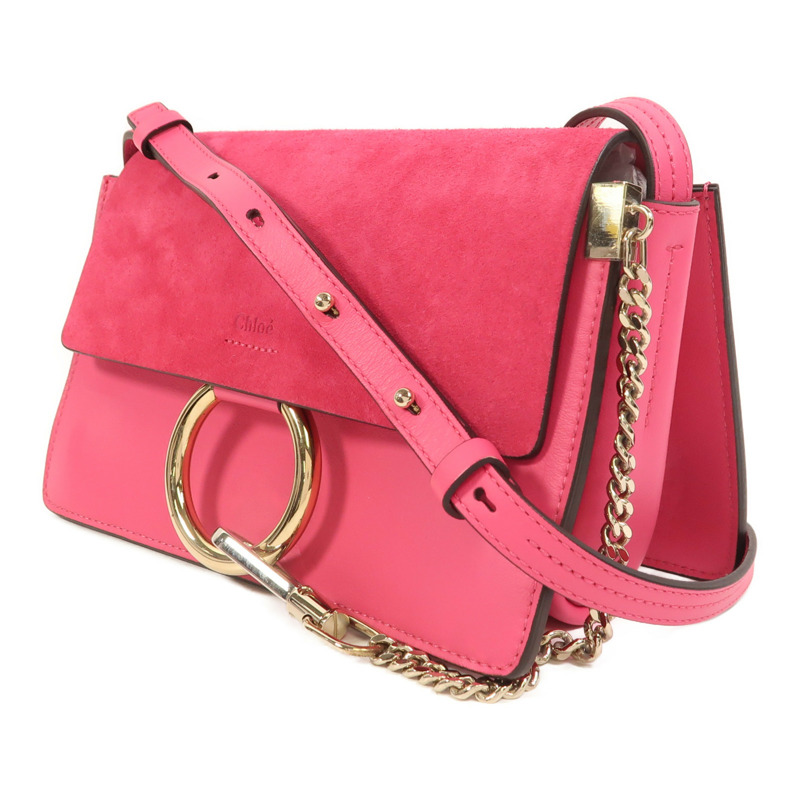 Chloe 牛皮皮革Faye肩背袋-2