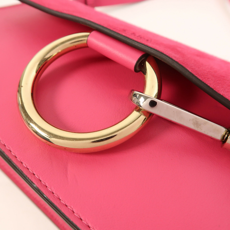 Chloe 牛皮皮革Faye肩背袋-15