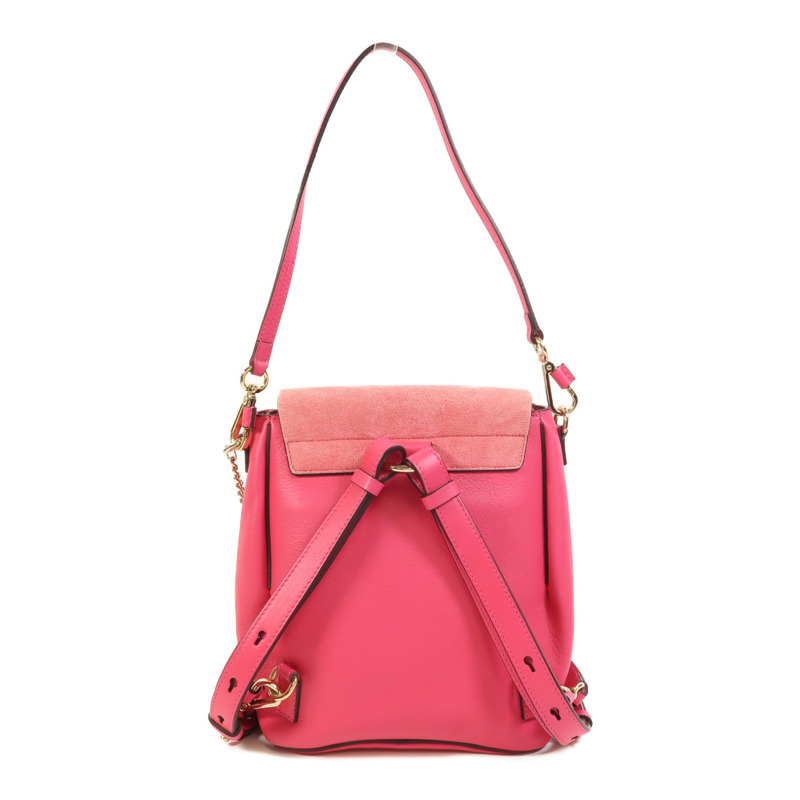 Chloe 牛皮皮革Faye Backpack背包-1