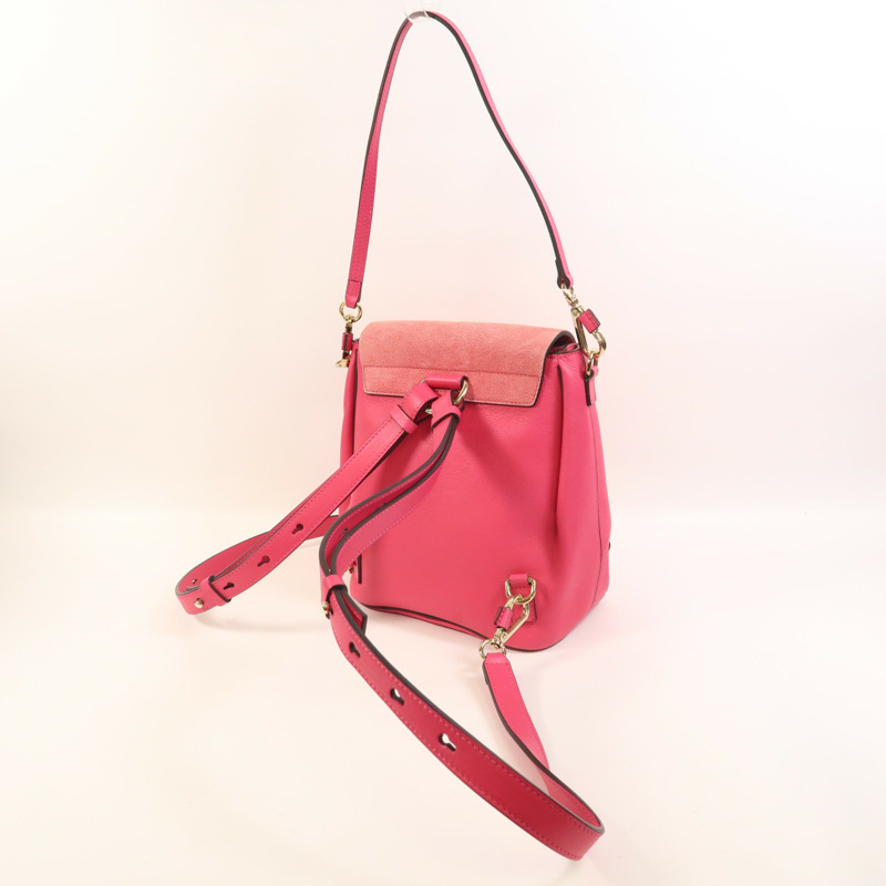 Chloe 牛皮皮革Faye Backpack背包-9