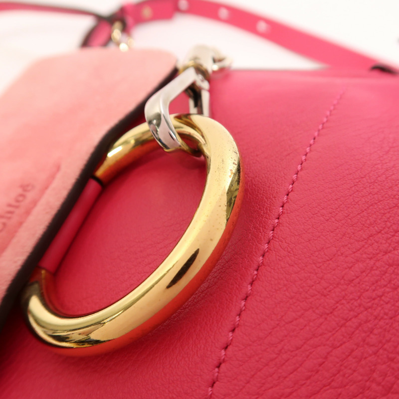 Chloe 牛皮皮革Faye Backpack背包-17