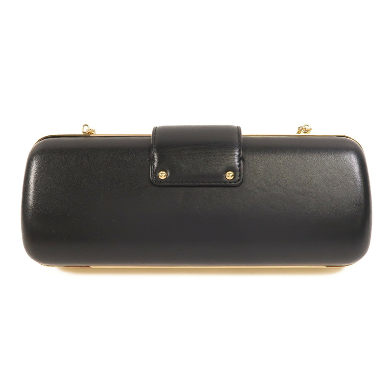 LOUIS VUITTON 牛皮皮革Chain Shoulder金扣鏈帶肩背袋-1