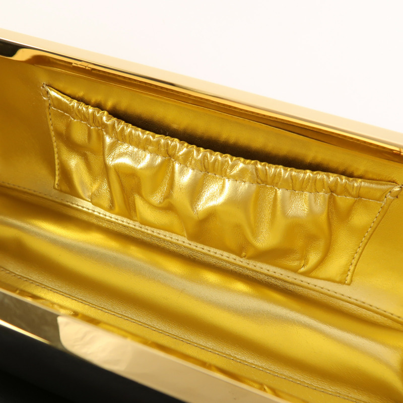 LOUIS VUITTON 牛皮皮革Chain Shoulder金扣鏈帶肩背袋-5