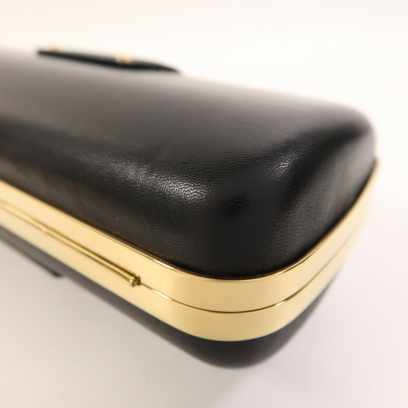 LOUIS VUITTON 牛皮皮革Chain Shoulder金扣鏈帶肩背袋-12