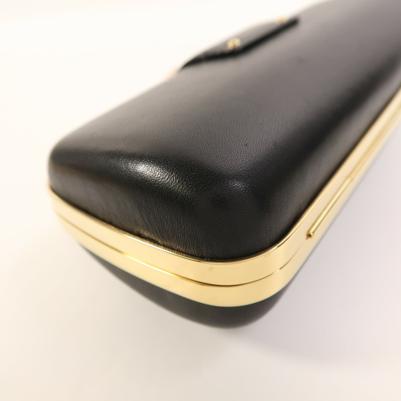 LOUIS VUITTON 牛皮皮革Chain Shoulder金扣鏈帶肩背袋-13