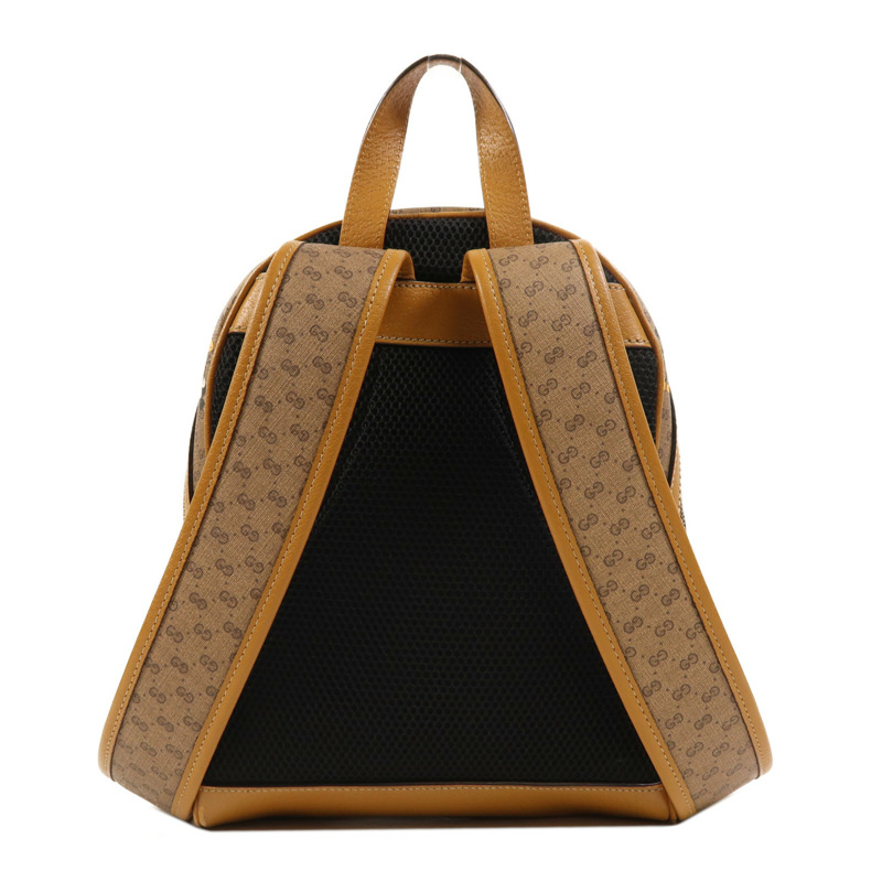 GUCCI 塗層帆布Gucci x Disney Mickey Mouse Backpack金扣背包-1