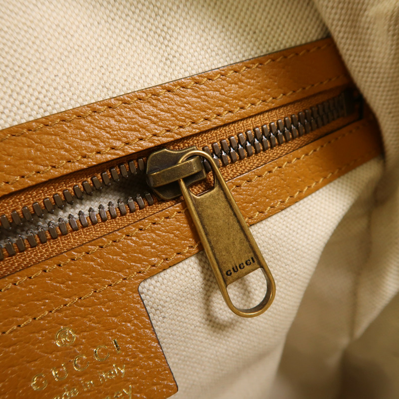 GUCCI 塗層帆布Gucci x Disney Mickey Mouse Backpack金扣背包-16