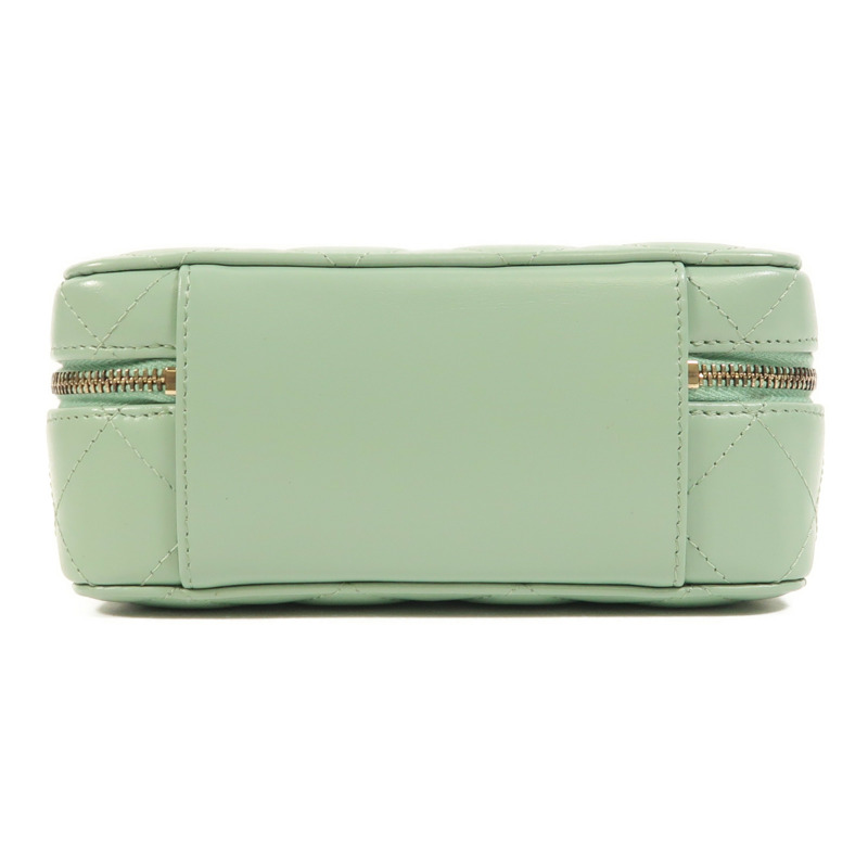 CHANEL 牛皮皮革Vanity Case金扣手挽肩背兩用袋-3