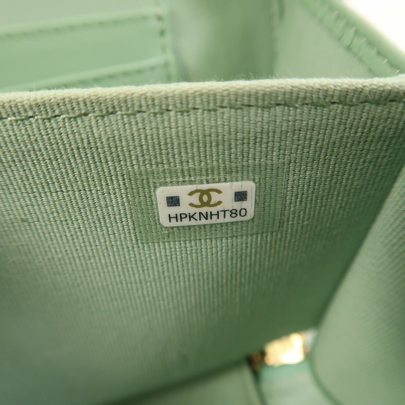 CHANEL 牛皮皮革Vanity Case金扣手挽肩背兩用袋-7