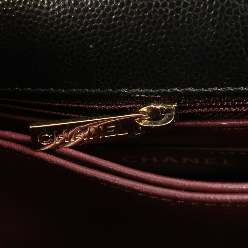 CHANEL 牛皮皮革Mini Coco Handle金扣手挽肩背兩用袋-16