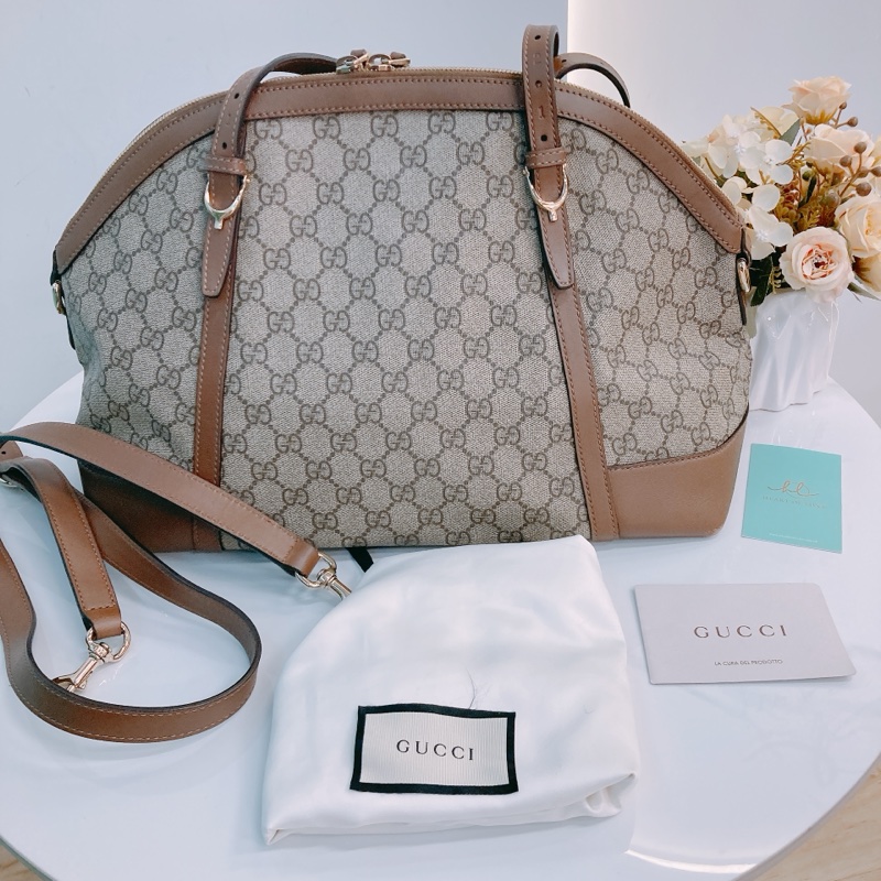 MS0530 GUCCI 古馳經典花紋兩用包包NICE TOP HANDLE GG SURPREME CANVAS-10