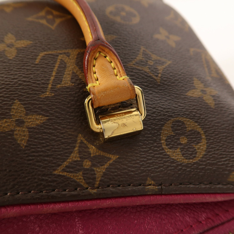 LOUIS VUITTON Monogram Pallas BB金扣手挽肩背兩用袋-17