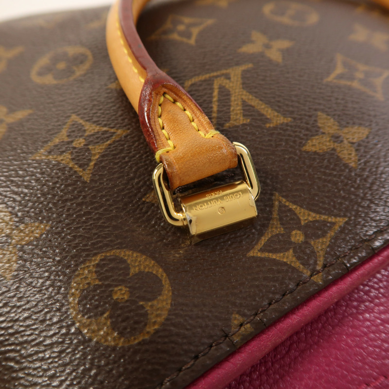 LOUIS VUITTON Monogram Pallas BB金扣手挽肩背兩用袋-18