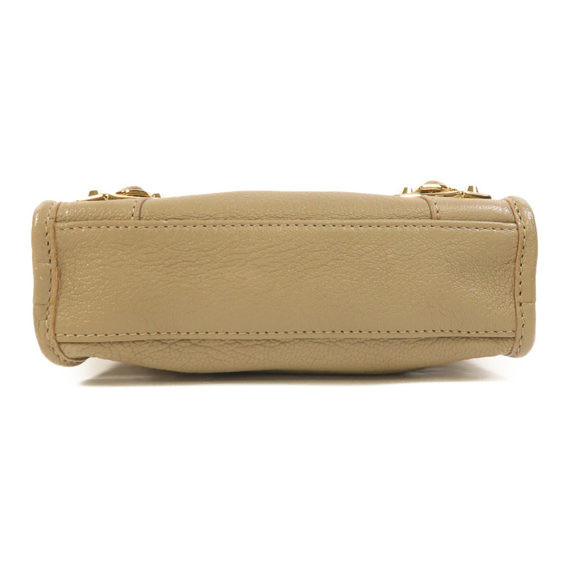 BALENCIAGA 皮革Nano City金扣手挽肩背兩用袋-3