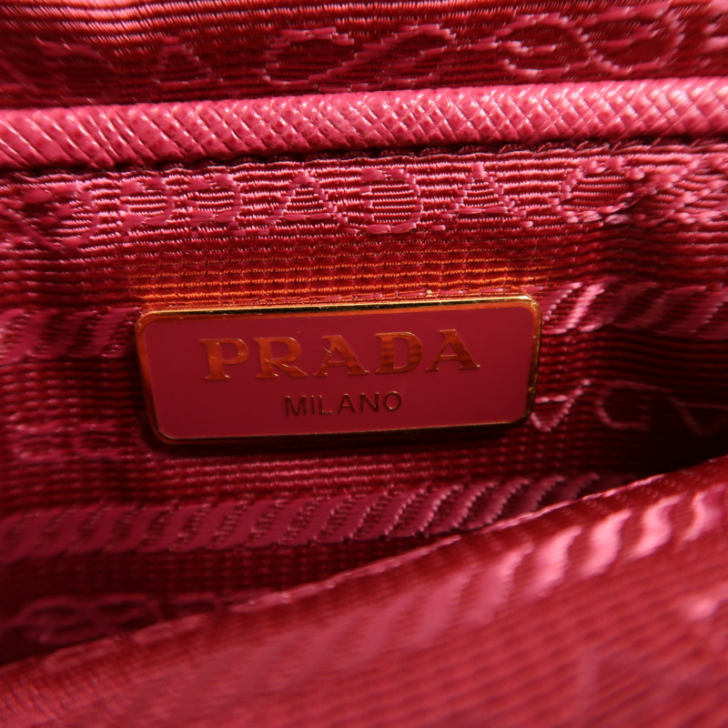 PRADA 尼龍Shoulder Bag金扣肩背袋-5