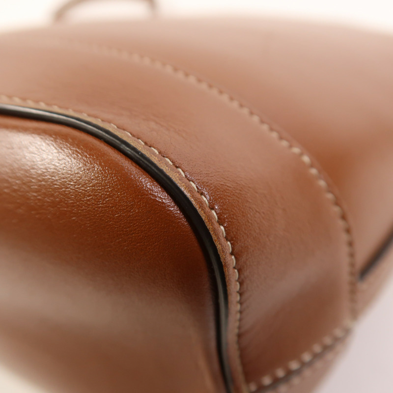 CELINE 牛皮皮革Cuir Triomphe金扣肩背袋-10