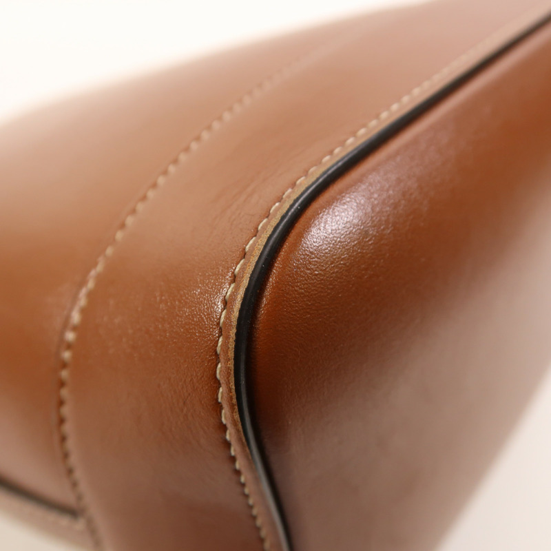 CELINE 牛皮皮革Cuir Triomphe金扣肩背袋-11