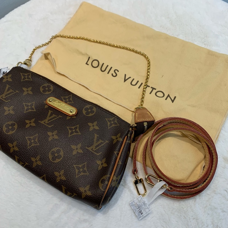 Y2K必備單品❤️🔥LV Pochette Eva LV鏈條斜挎包-9