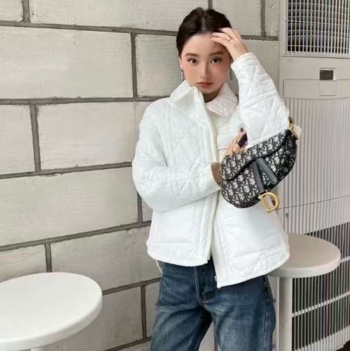 🔥新到：Dior / 迪奧 藍色老花滿印帆布黑色皮拼接金色D扣，尺寸：19cm-4