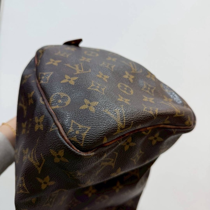 LV 路易威登 老花 speedy 30 手提包 斜背包 側背包 肩背包-15