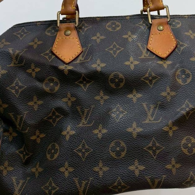 LV 路易威登 老花 speedy 30 手提包 斜背包 側背包 肩背包-21