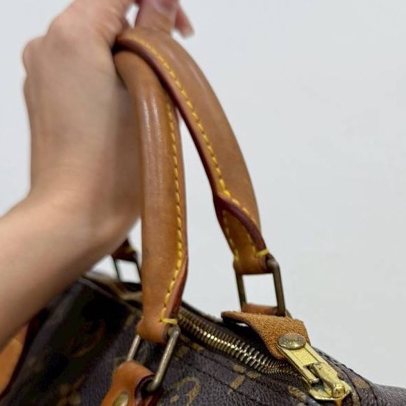 LV 路易威登 老花 speedy 30 手提包 斜背包 側背包 肩背包-26