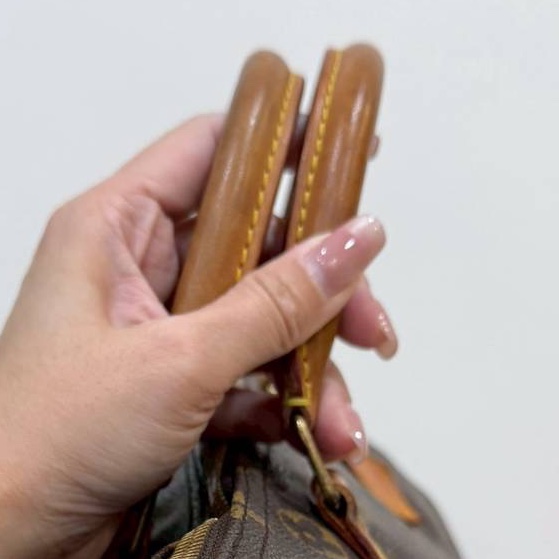 LV 路易威登 老花 speedy 30 手提包 斜背包 側背包 肩背包-27