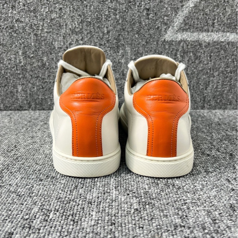 97新Hermes愛馬仕白色板鞋40碼-2