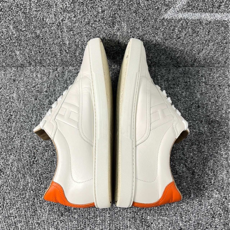 97新Hermes愛馬仕白色板鞋40碼-3