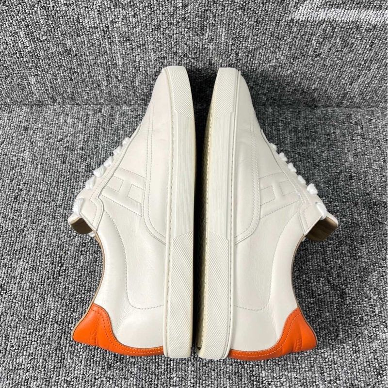 97新Hermes愛馬仕白色板鞋40碼-4