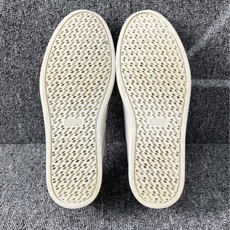 97新Hermes愛馬仕白色板鞋40碼-7