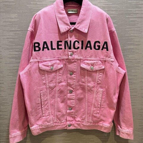 💎Han's house精品服飾💎Balenciaga 巴黎世家 刺繡 牛仔 外套 寬版 原價57000