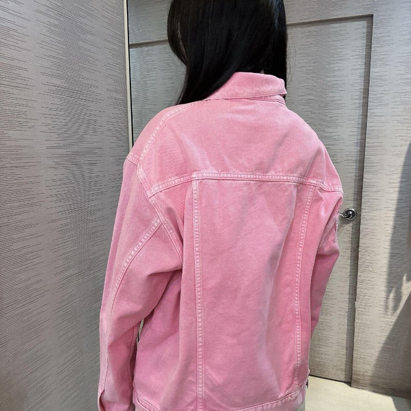 💎Han's house精品服飾💎Balenciaga 巴黎世家 刺繡 牛仔 外套 寬版 原價57000-4
