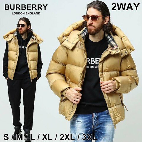 💎Han's house精品服飾💎Burberry 羽絨 連帽 外套 可拆變 背心 卡其 原價62700
