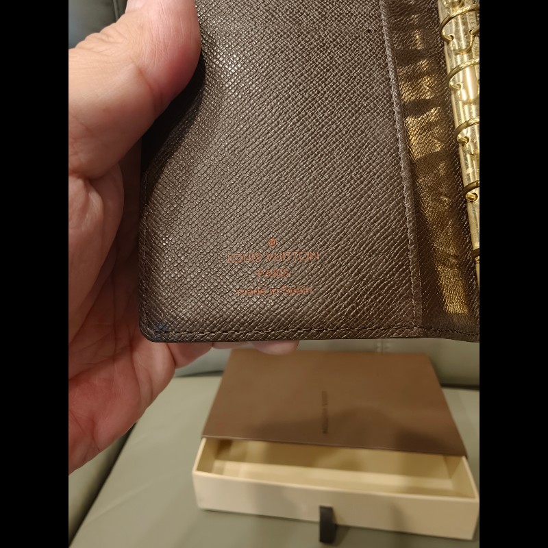 日本帶回絕版LV格子紋，狀況良好筆記本封面-4